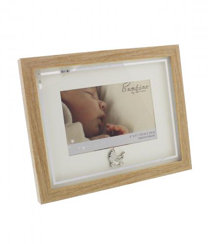 Wood Effect With Pram Frame, Baby Gift, Cancer Research UK