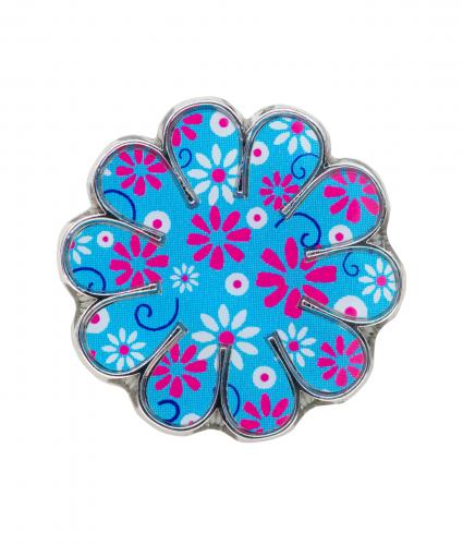 Flower Pin Badge, Cancer Research UK