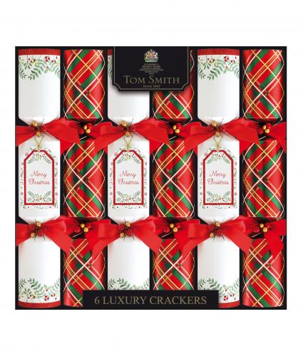 Luxury Tom Smith Crackers, Pack of 6
