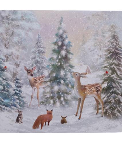 Winter Forest Christmas Cards - Pack of 10