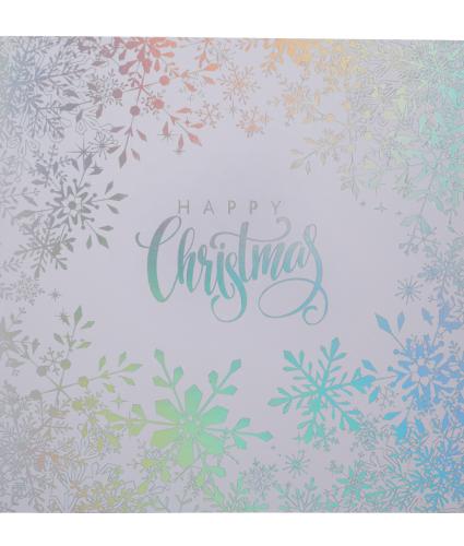 Stunning Silver Wishes Christmas Cards - Pack of 20
