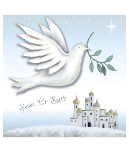Peace and Joy Christmas Cards - Pack of 10