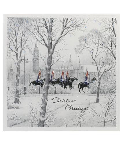 Horses In The Park Christmas Cards - Pack of 10