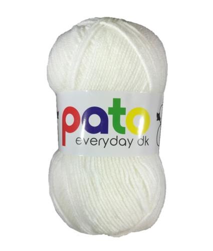 Cygnet Pato Everyday DK Knitting Yarn in White 999