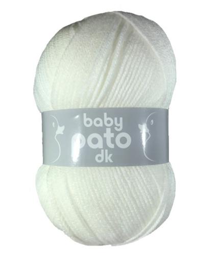 Cygnet Baby Pato DK Knitting Yarn in White 799