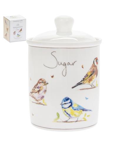 Country Life Birds Sugar Canister