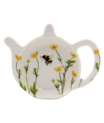 Floral Bee Teabag Tidy