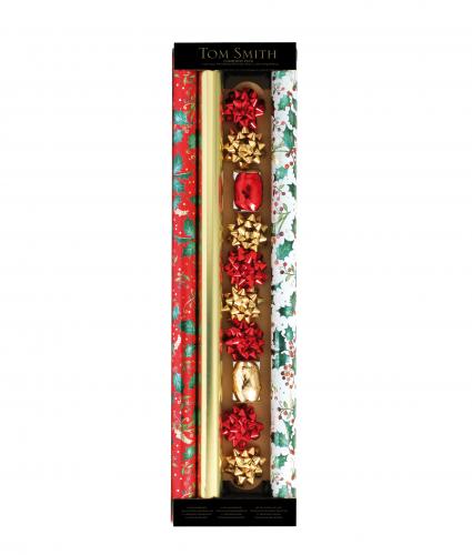 Festive Foliage Gift Wrap and Accessories Pack