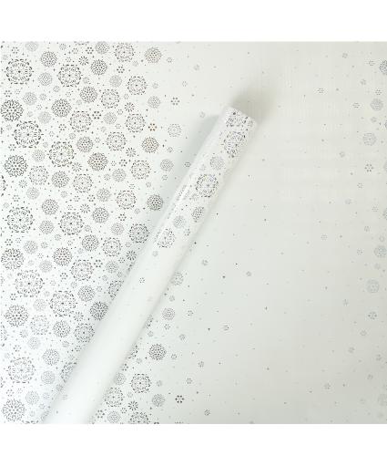 Tom Smith White Snowflake Sparkle Wrapping Paper