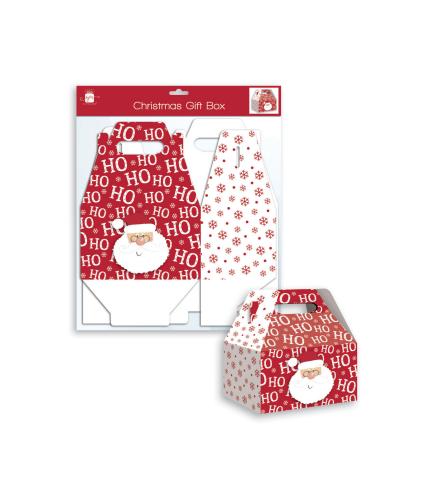 Ho Ho Ho Santa Folding Gift Box - Small