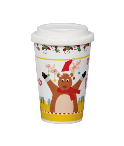 Reindeer Travel Mug