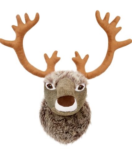 Plush Reindeer Head