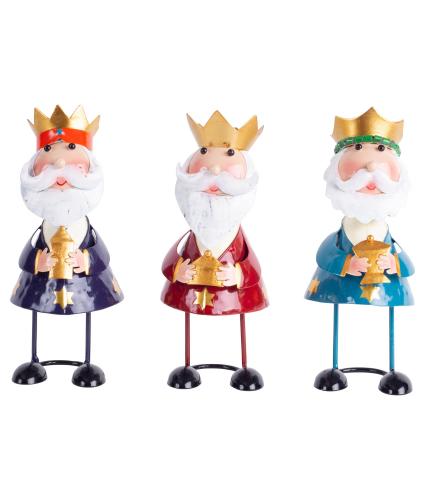 Wobbling Head King Decorations - Set of 3