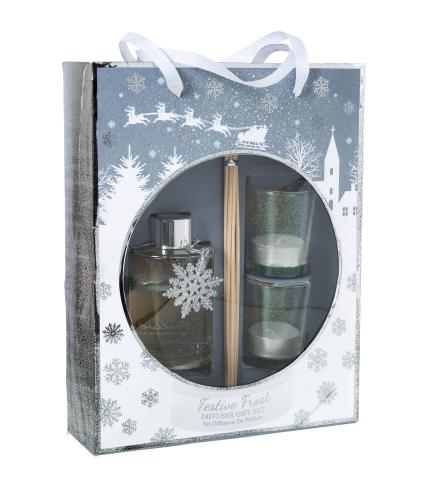 Festive Frost Diffuser & Candle Gift Set