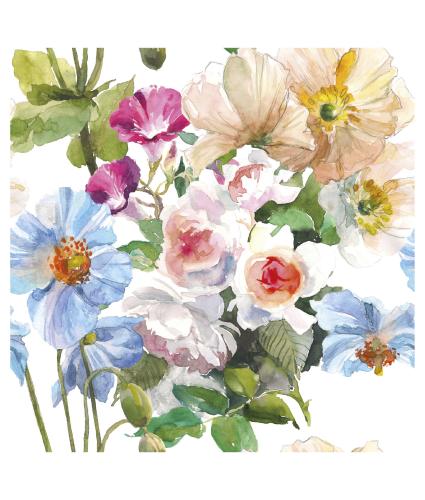 Painterly Floral Greetings Card