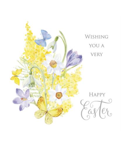Floral Illustration Easter Cards - Pack of 6