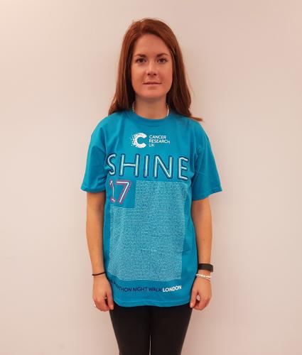Shine Night Walk Half Marathon Participant T-shirt