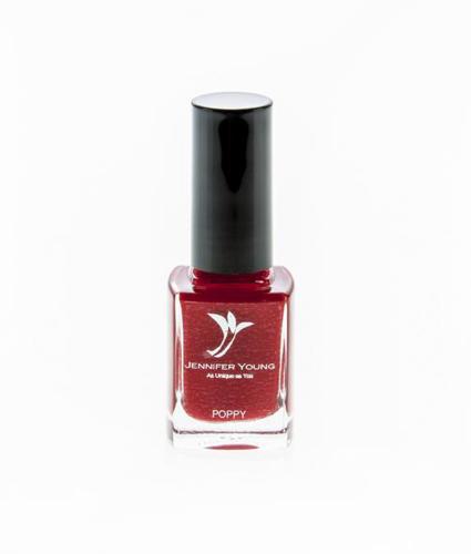 Jennifer Young High Coverage Nail Varnish Poppy Red