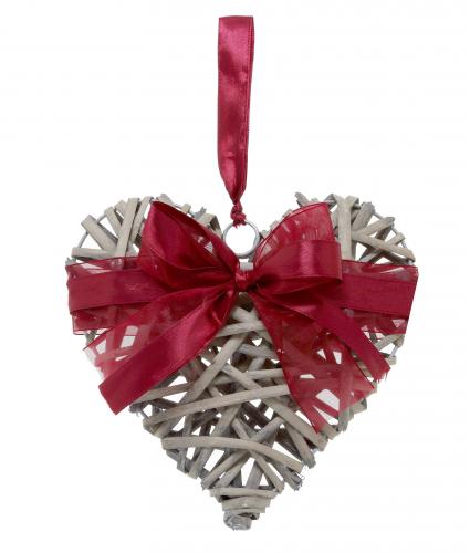 Rattan Heart Cancer Research UK Christmas Gift 