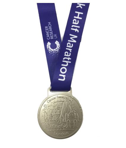 Shine Night Walk 2020 Medal - Half Marathon