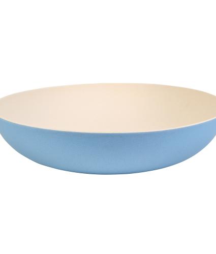 Blue 2-Tone Bamboo Serving Bowl