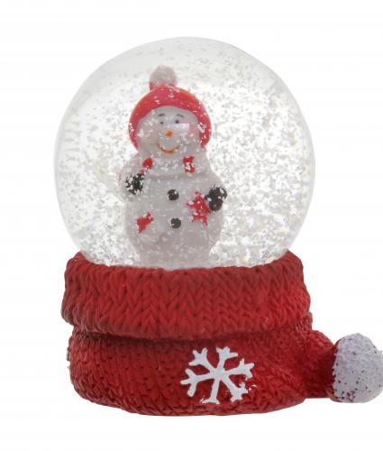 Mini Snowman Water Globe Cancer Research UK Christmas Gift 