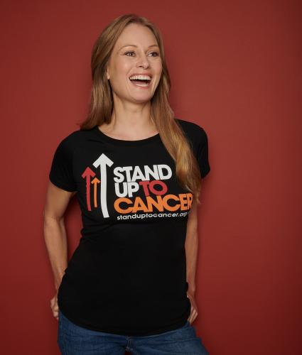 Stand Up To Cancer Womens T-Shirt