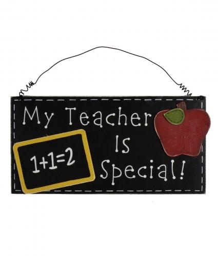 Cancer Research UK Online Shop, Thank You Teacher Gifts, Wall Plaque – My Teacher Is Special 