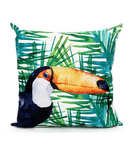 Tropical Toucan Cushion