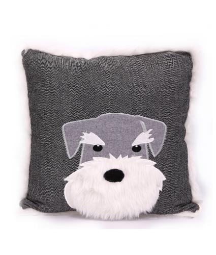 Scotty Dog Grey Cushion 