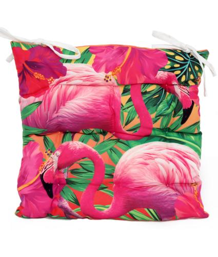 Tropical Flamingo Seat Pad