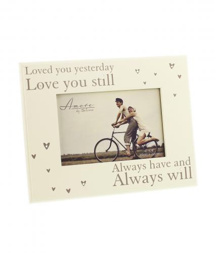 Loved You Yesterday Frame, Wedding Gift, Cancer Research UK