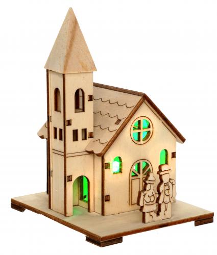 mini led church cancer research uk christmas gift  