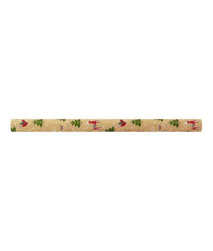 Kraft Christmas Icons rolled wrap, cancer research uk