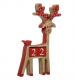 Mini Wooden Advent Reindeer Cancer Research UK Christmas Gift 