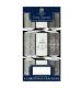 Tom Smith 6 Silver & White Dinner Cube Christmas Crackers