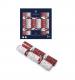Tom Smith 6 Red & White Christmas Crackers