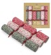 Tom Smith Premium Tri-Colour FSC Christmas Crackers - 6 Pack