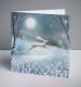 Moonlit Hare Christmas Cards, Pack of 10