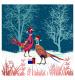 Pair Of Christmas Pheasants Christmas Cards - Pack of 10