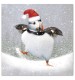 Dancing Puffin Christmas Cards - Pack of 10