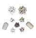 Gold & Silver 9 Piece Gift Wrap Accessory Set