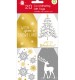 Mixed Metallics Gift Tags - Pack of 20