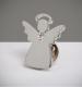Angel with Clear Sparkle Pin Badge