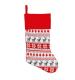 Knitted Red Scandi Christmas Stocking