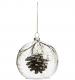 Glass Pine Cone Pair of Baubles