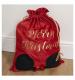 Disney Minnie Mouse Luxury Red Velvet Gift Sack