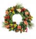 Berry and Ribbon Decorated 50cm Christmas Wreath