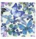 Beautiful Blue Butterflies Greetings Card