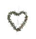 Hanging Mistletoe Heart Wreath